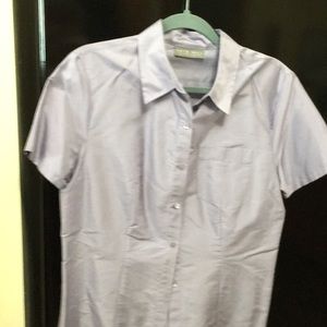 Lavender silk blouse